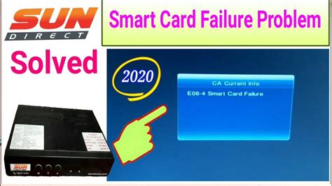 e06-4 smart card failure sundirect|how to replace my sundirect smartcard .